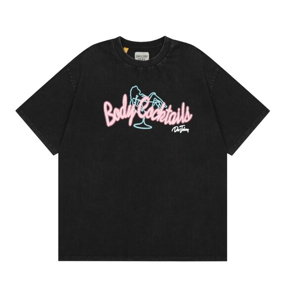 Gallery DGept. High-quality short-sleeved T-shirt with gold-stamping print - Picture 1 of 7